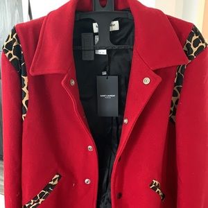 yel saint Laurent jacket